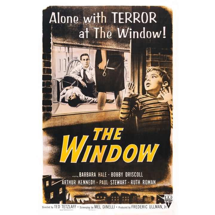 The Window Us Poster Art Back: Paul Stewart; Front: Bobby Driscoll 1949 Movie Poster Masterprint Image 2