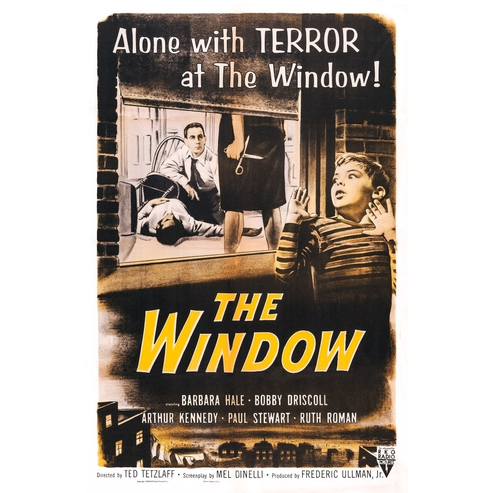 The Window Us Poster Art Back: Paul Stewart; Front: Bobby Driscoll 1949 Movie Poster Masterprint Image 1