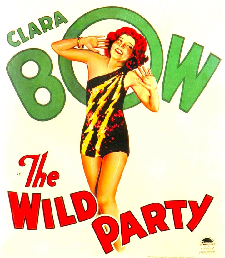 The Wild Party Clara Bow On Window Card 1929. Movie Poster Masterprint Image 1