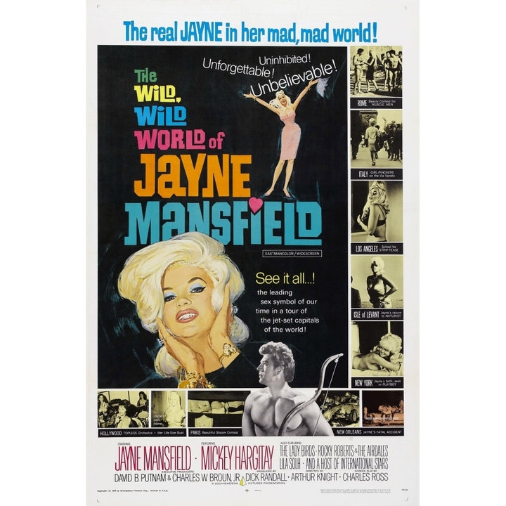 The Wild Wild World Of Jayne Mansfield Us Poster Jayne Mansfield 1968 Movie Poster Masterprint Image 2