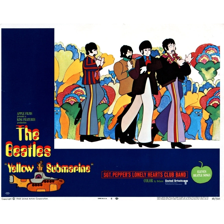 Yellow Submarine Movie Poster Masterprint Image 1