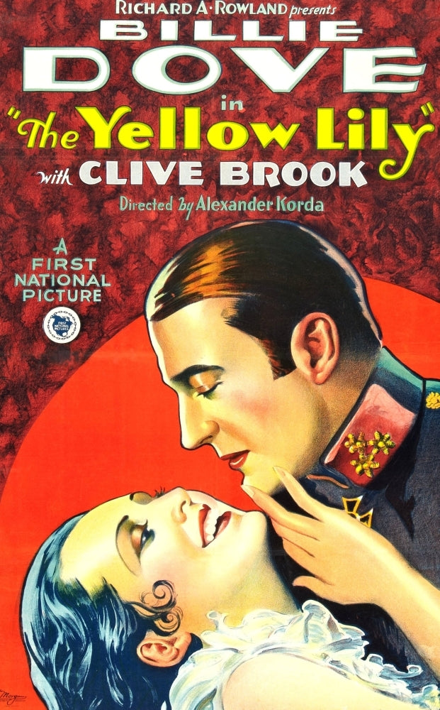 The Yellow Lily L-R: Billie Dove Clive Brook On Poster Art 1928 Movie Poster Masterprint Image 1