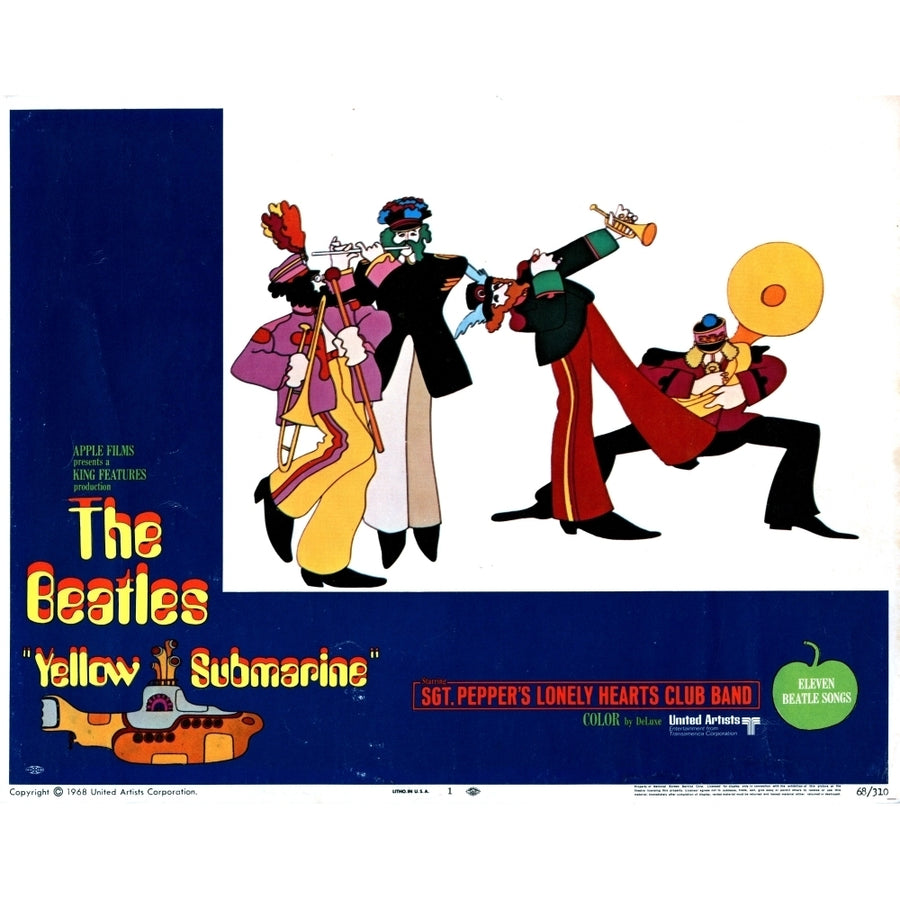 Yellow Submarine Movie Poster Masterprint Image 1