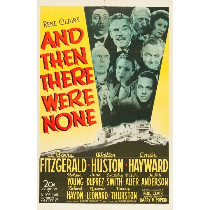 And Then There Were None Movie Poster Masterprint Image 2