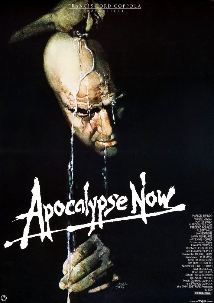 Apocalypse Now Marlon Brando On German Poster Art 1979. Movie Poster Masterprint Image 1