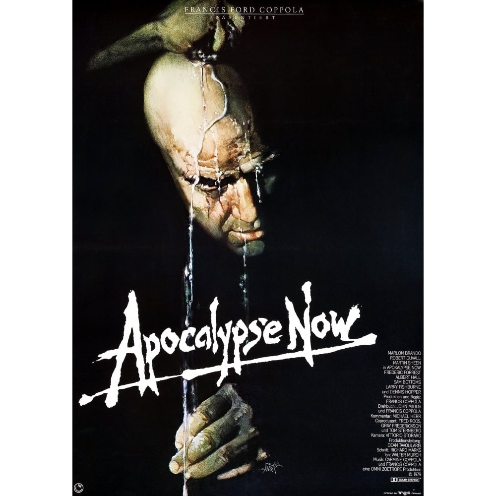 Apocalypse Now Marlon Brando On German Poster Art 1979. Movie Poster Masterprint Image 1