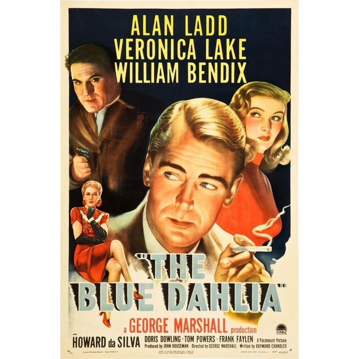 The Blue Dahlia Movie Poster Masterprint Image 1