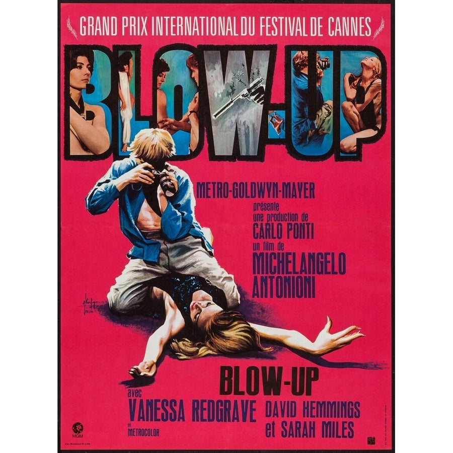 Blowup Vanessa Redgrave David Hemmings 1966. French Poster Movie Poster Masterprint Image 1