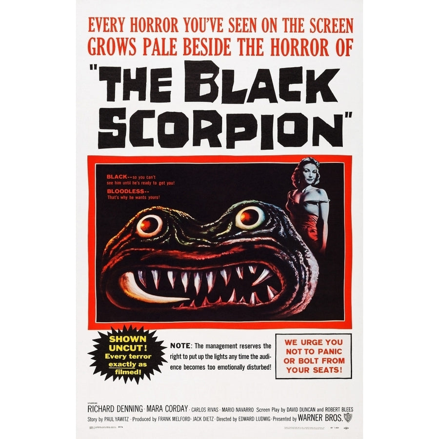 The Black Scorpion Right: Mara Corday On Poster Art 1957 Movie Poster Masterprint Image 1