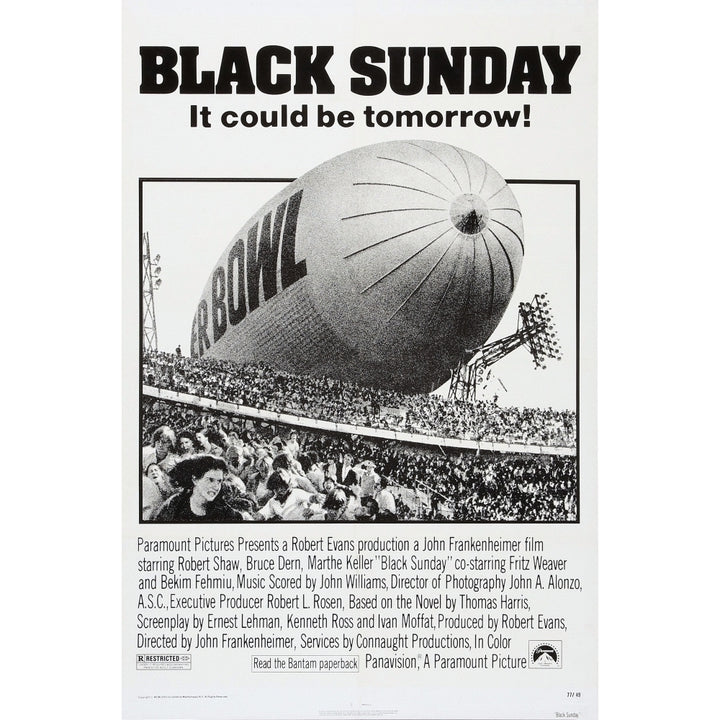 Black Sunday Us Poster 1977. Movie Poster Masterprint Image 1