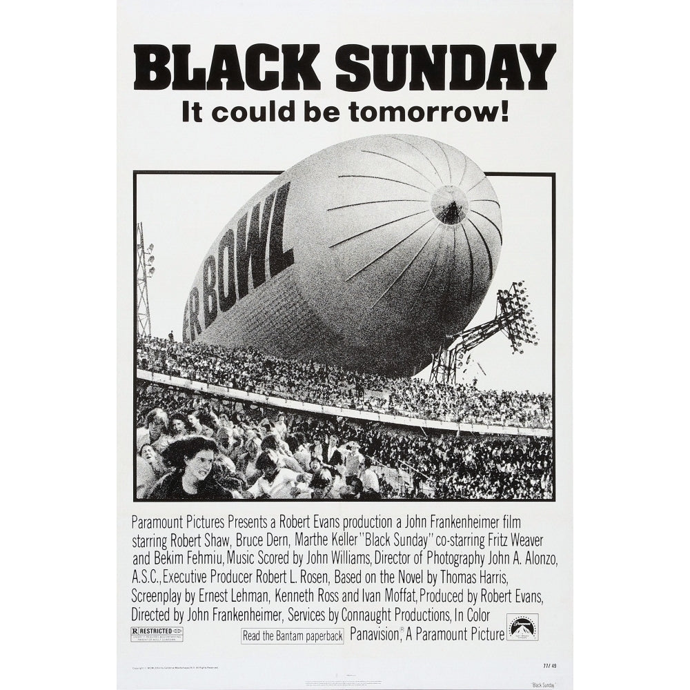 Black Sunday Us Poster 1977. Movie Poster Masterprint Image 2