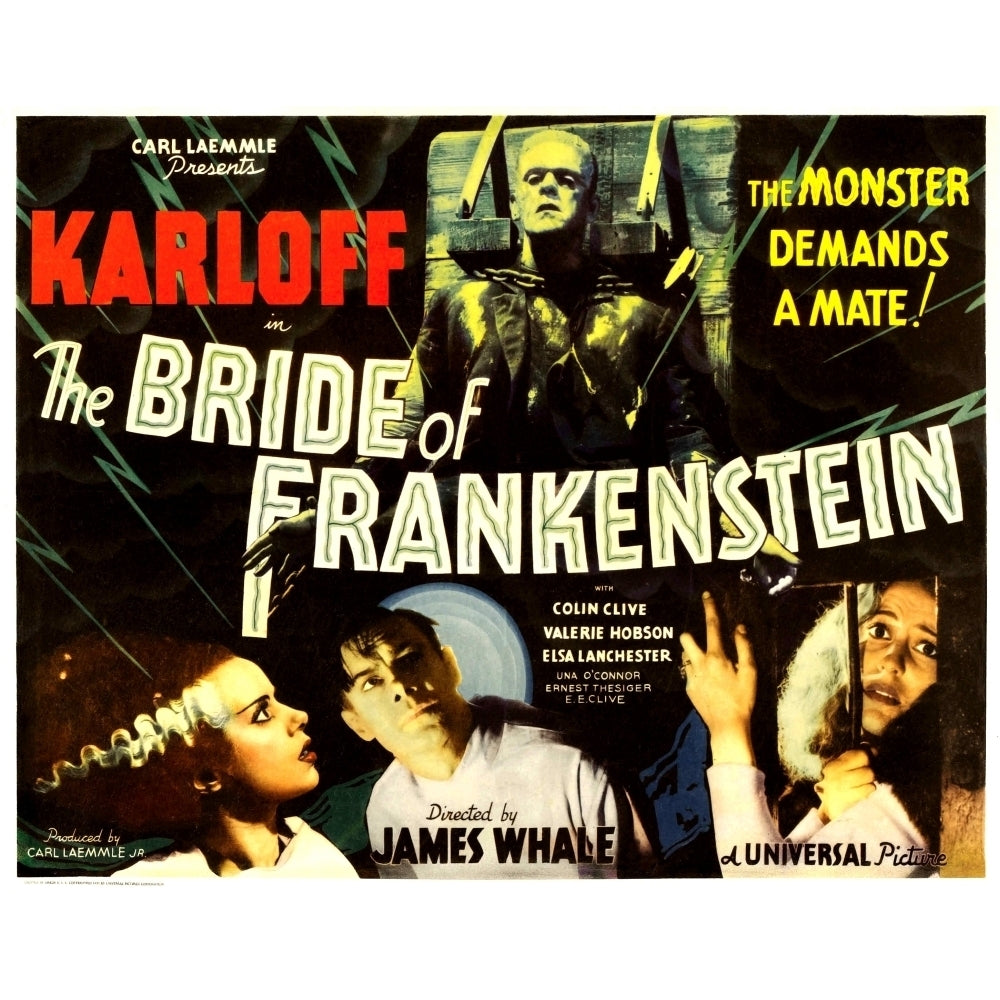 The Bride Of Frankenstein Movie Poster Masterprint Image 2