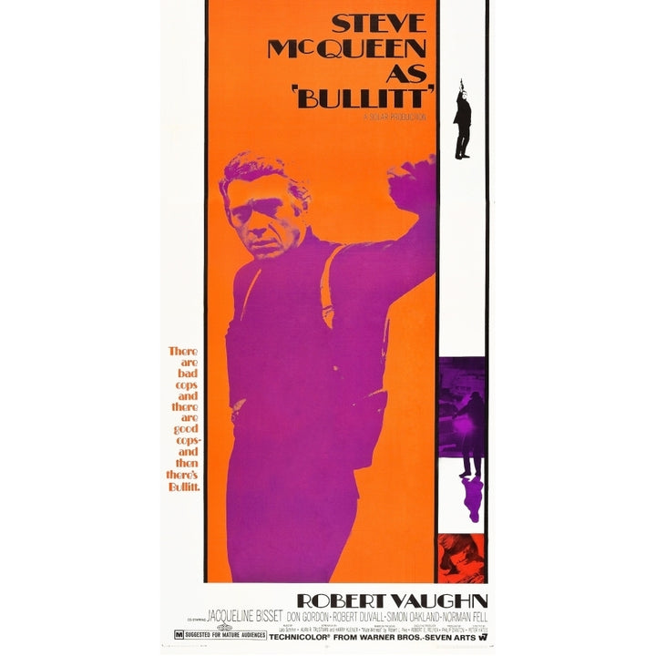 Bullitt Steve Mcqueen 1968. Movie Poster Masterprint Image 1