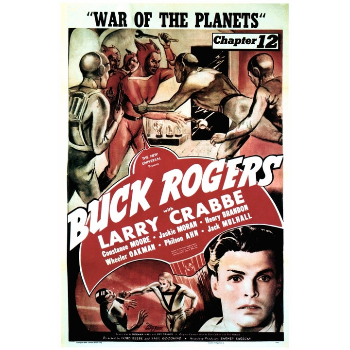 Buck Rogers Larry Crabbe In Chapter 12: War Of The Planets 1940 Movie Poster Masterprint Image 1