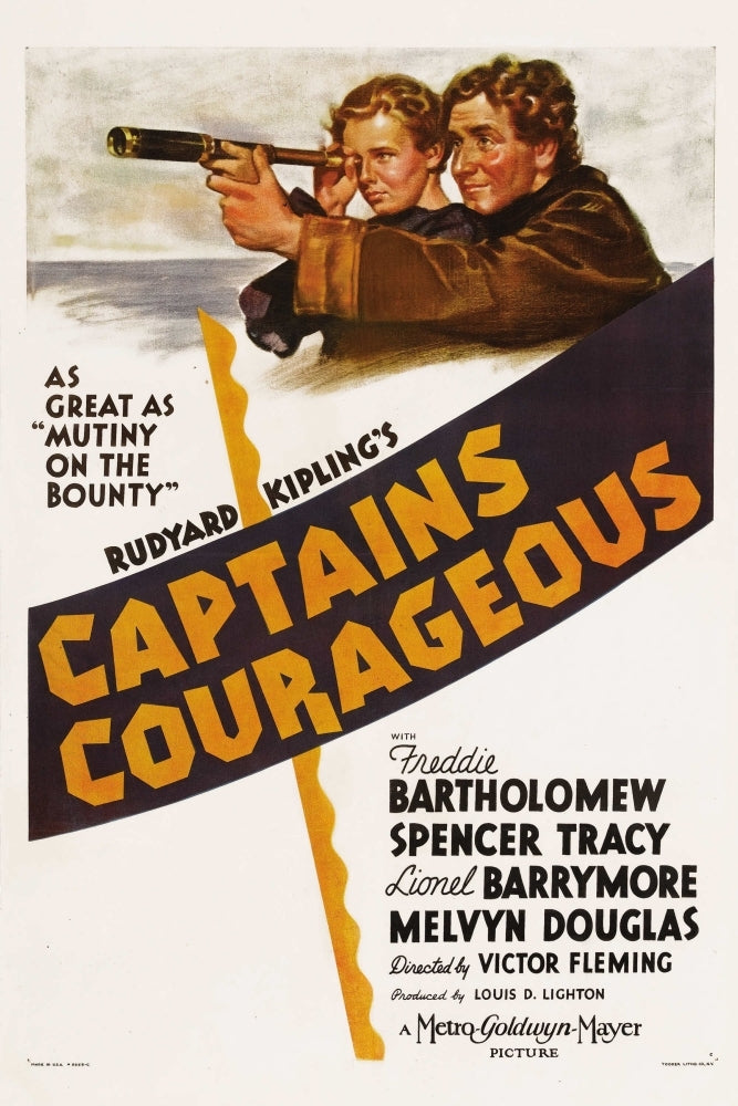 Captains Courageous From Left: Freddie Bartholomew Spencer Tracy 1937. Movie Poster Masterprint Image 1