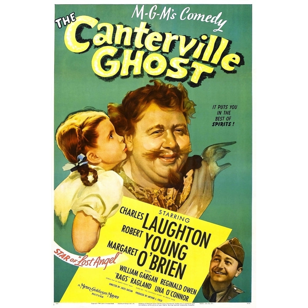 The Canterville Ghost Us Poster Margaret OBrien Charles Laughton Robert Young 1944 Movie Poster Masterprint Image 1