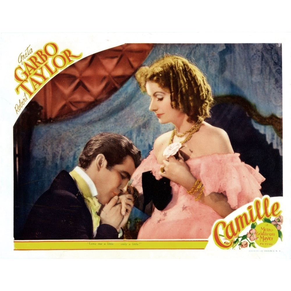 Camille Us Lobbycard From Left: Robert Taylor Greta Garbo 1936. Movie Poster Masterprint Image 2