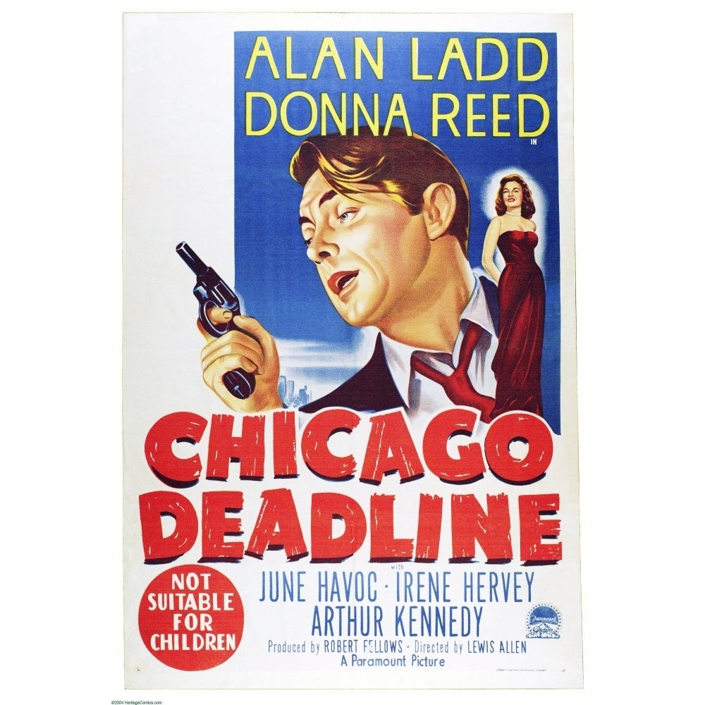 Chicago Deadline Us Poster From Left: Alan Ladd Donna Reed 1949. Movie Poster Masterprint Image 2