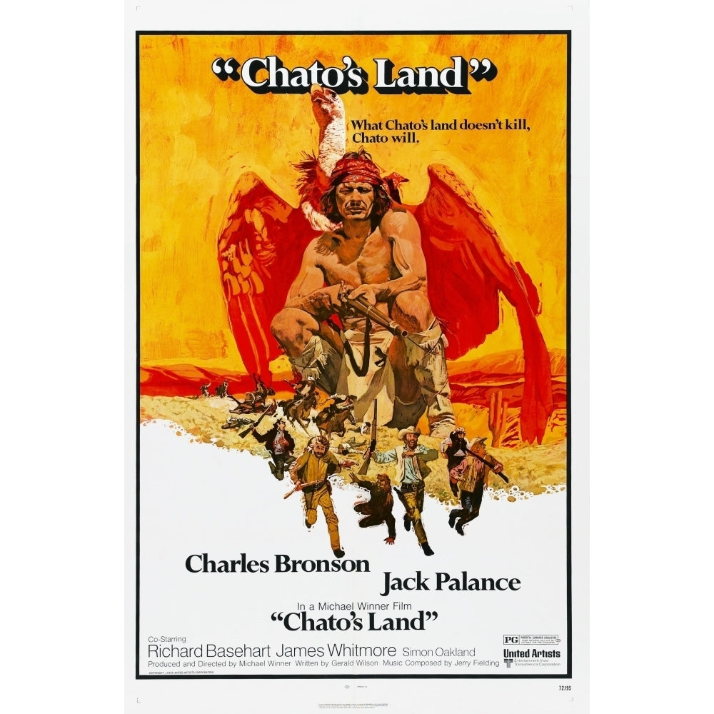 ChatoS Land Us Poster Charles Bronson 1972. Movie Poster Masterprint Image 2