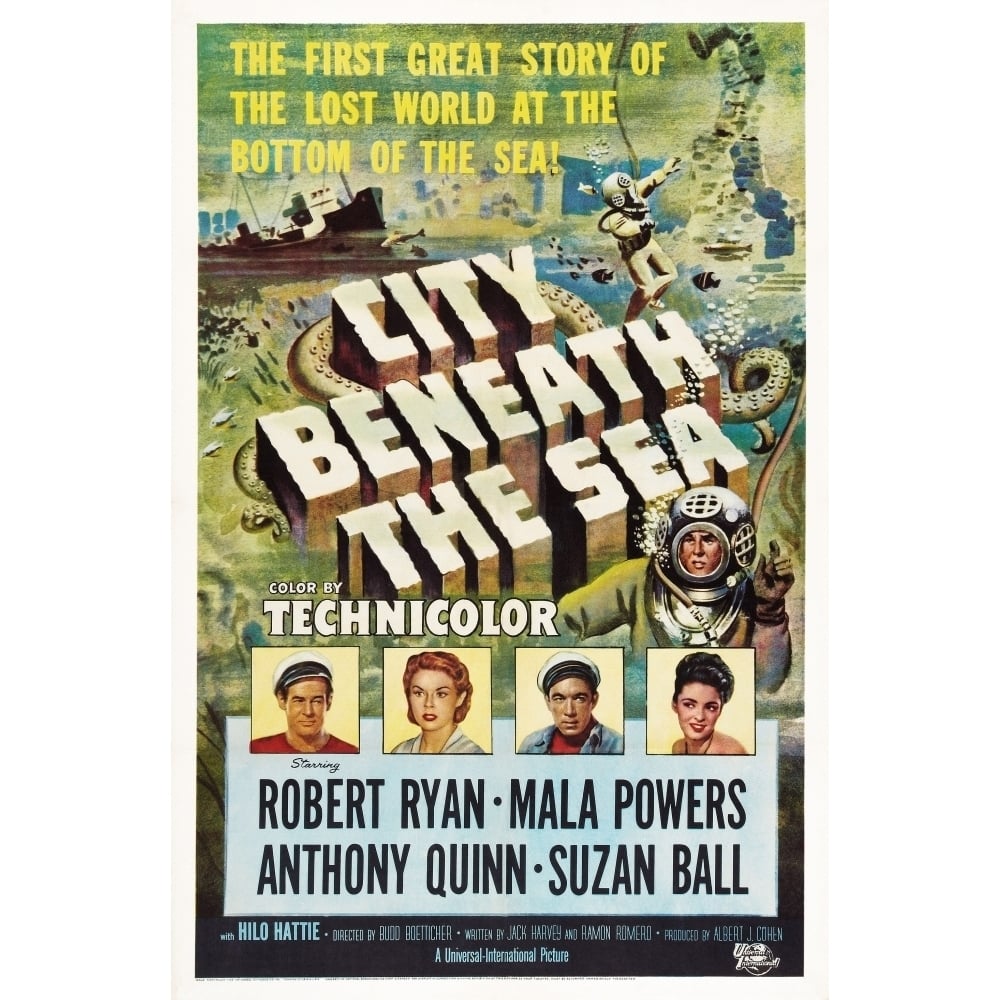 City Beneath The Sea Movie Poster Masterprint Image 1