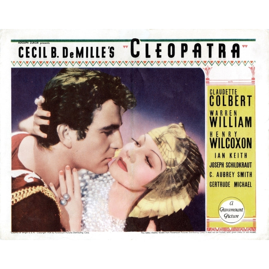 Cleopatra U Movie Poster Masterprint Image 1