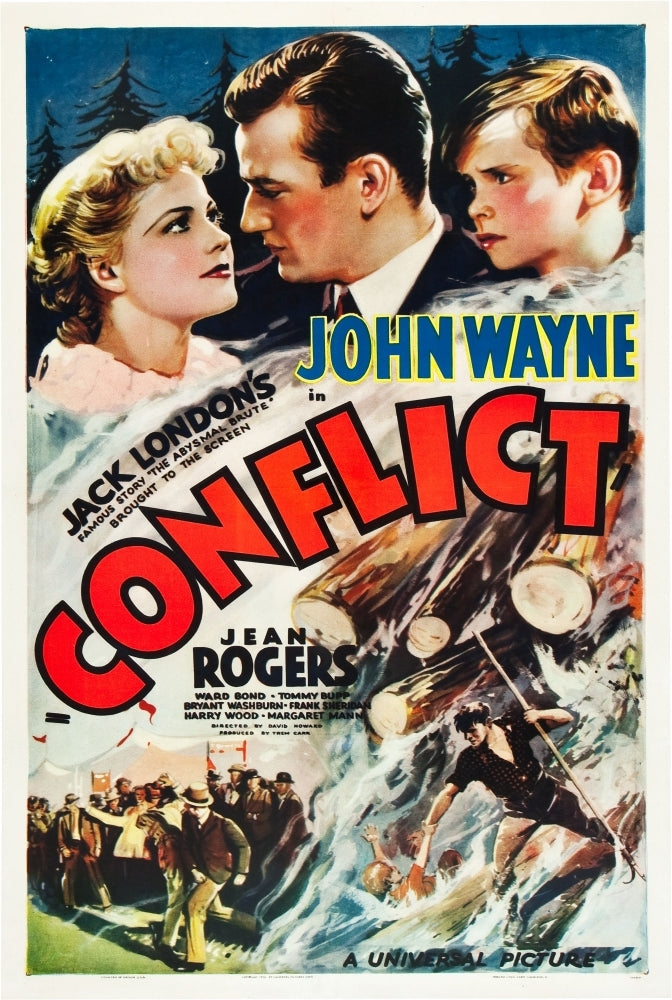 Conflict Jean Rogers John Wayne Tommy Bupp 1936 Movie Poster Masterprint Image 1