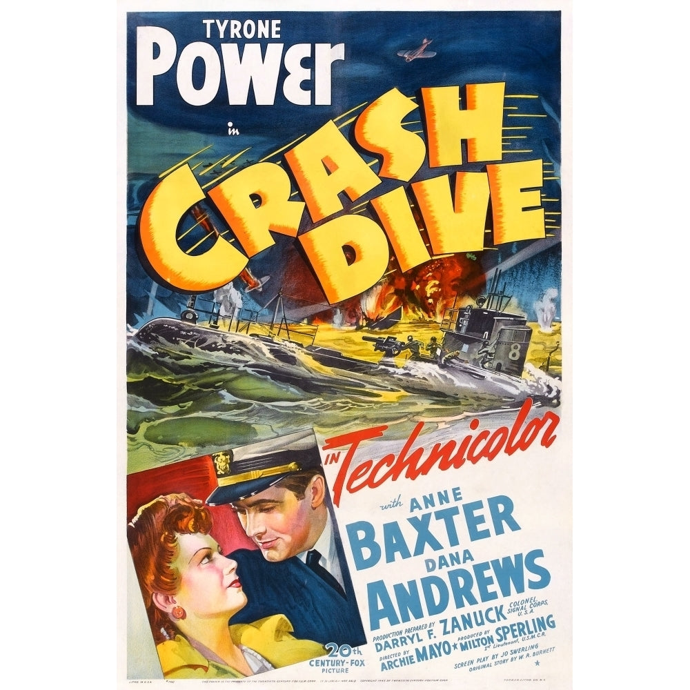 Crash Dive U Movie Poster Masterprint Image 1