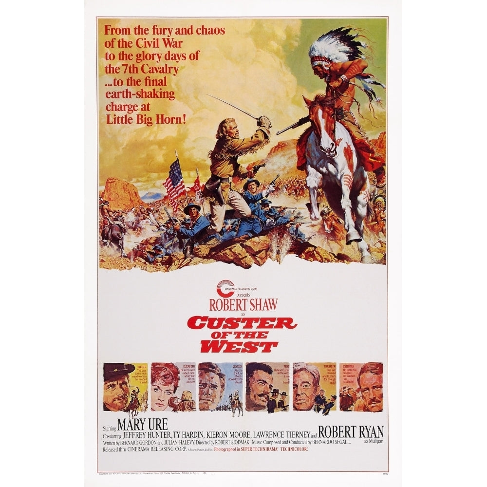 Custer Of The West U Movie Poster Masterprint Image 1