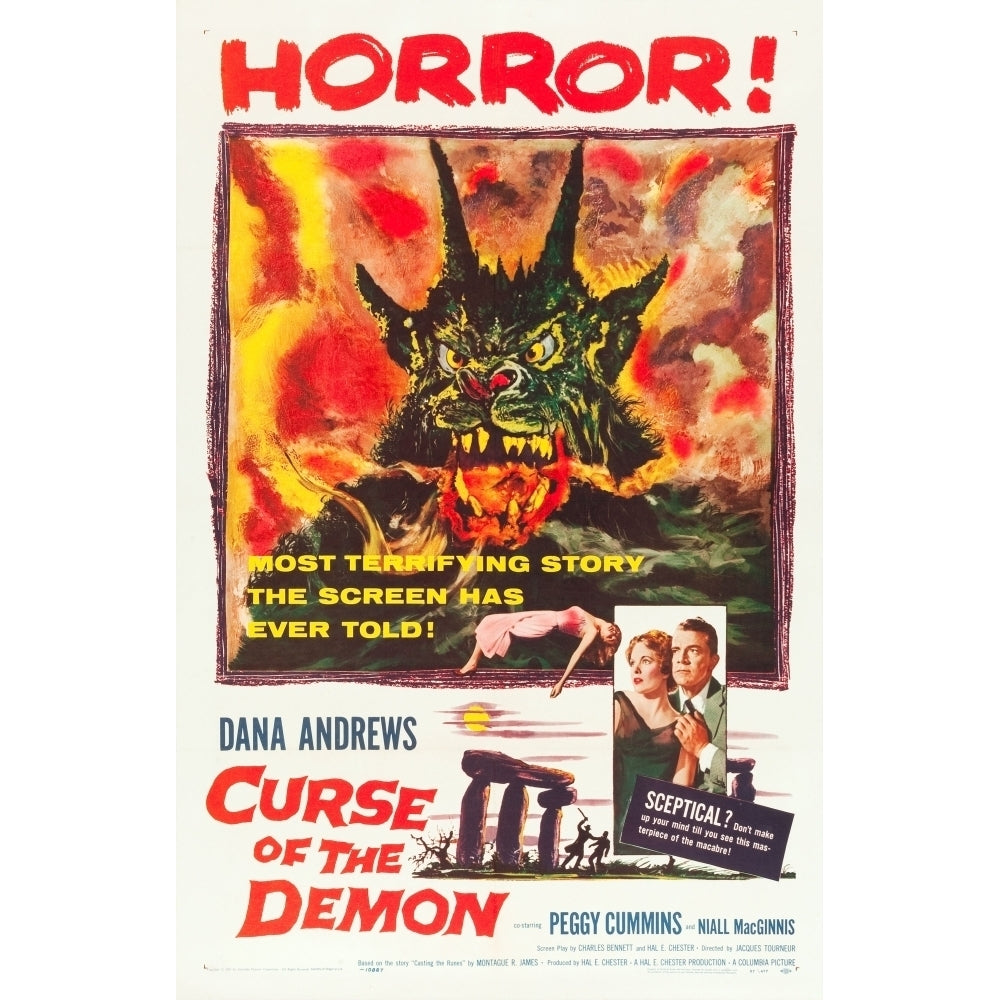 Curse Of The Demon Movie Poster Masterprint Image 2