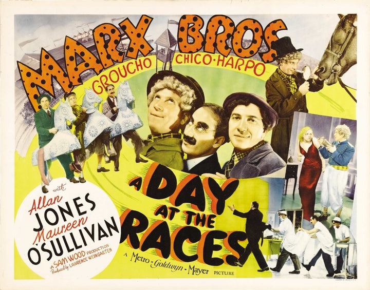 A Day At The Races Harpo Marx Groucho Marx Chico Marx 1937 Movie Poster Masterprint Image 1