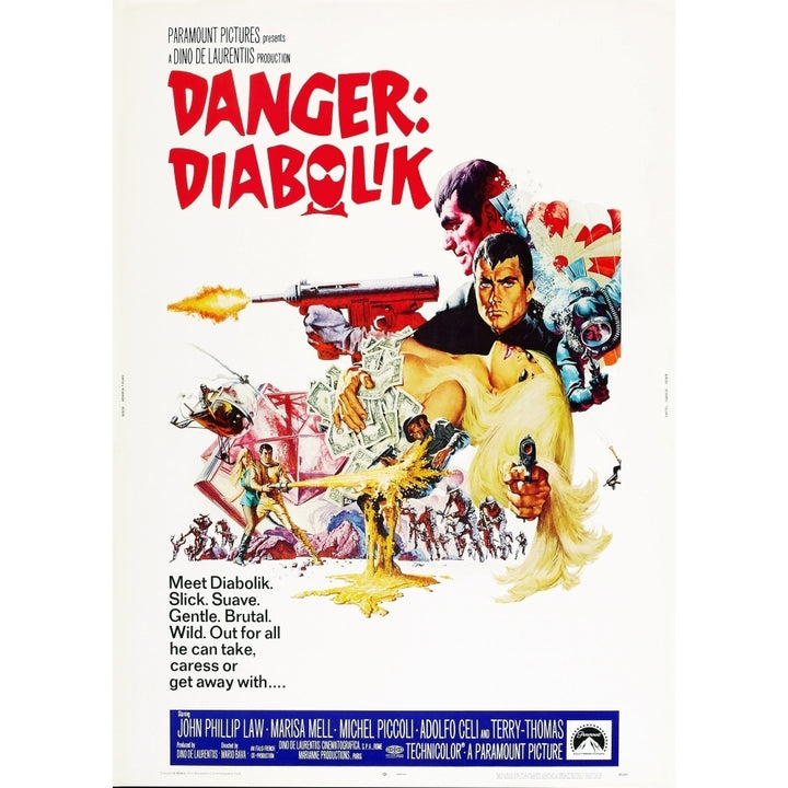 Danger: Diabolik Us Poster Art John Phillip Law 1968 Movie Poster Masterprint Image 2