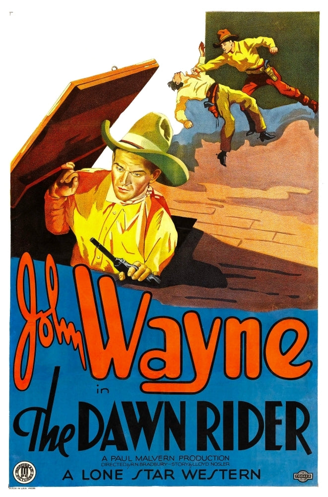 The Dawn Rider Left: John Wayne 1935. Movie Poster Masterprint Image 1