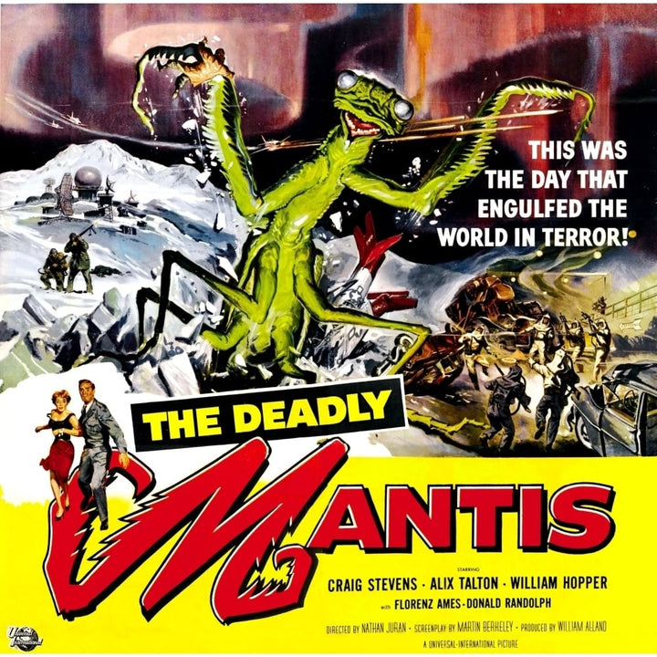 The Deadly Mantis 6-Sheet Poster Art 1957. Movie Poster Masterprint Image 1