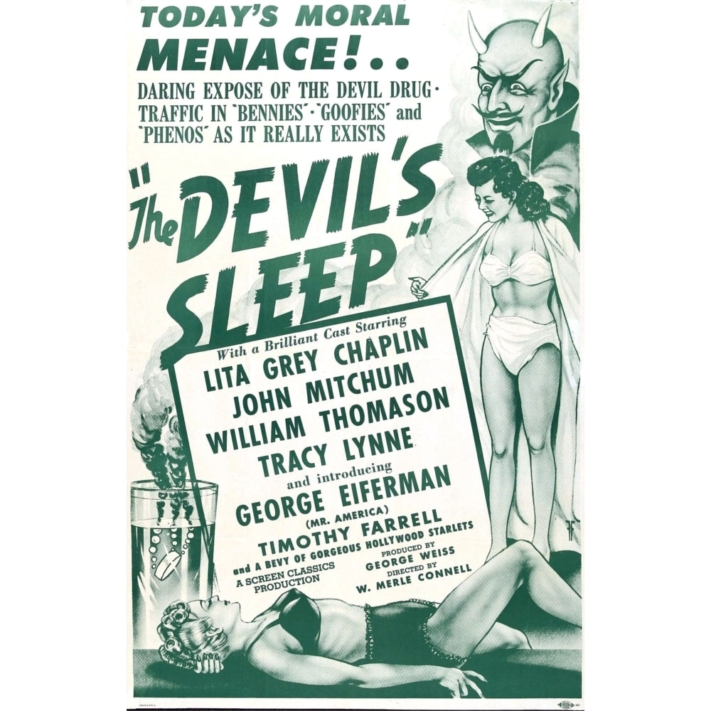 The DevilS Sleep Us Poster 1951 Movie Poster Masterprint Image 2