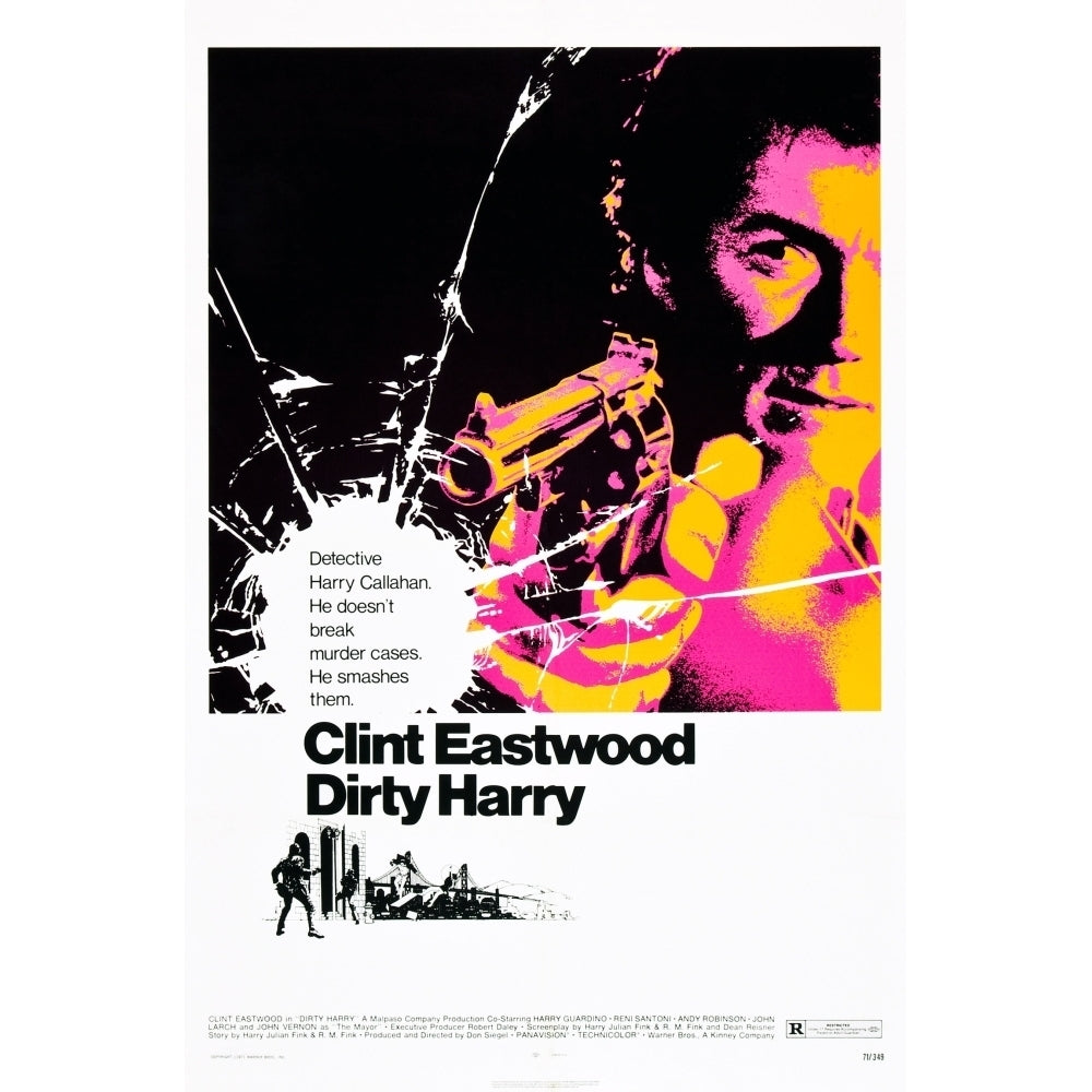 Dirty Harry Movie Poster Masterprint Image 1