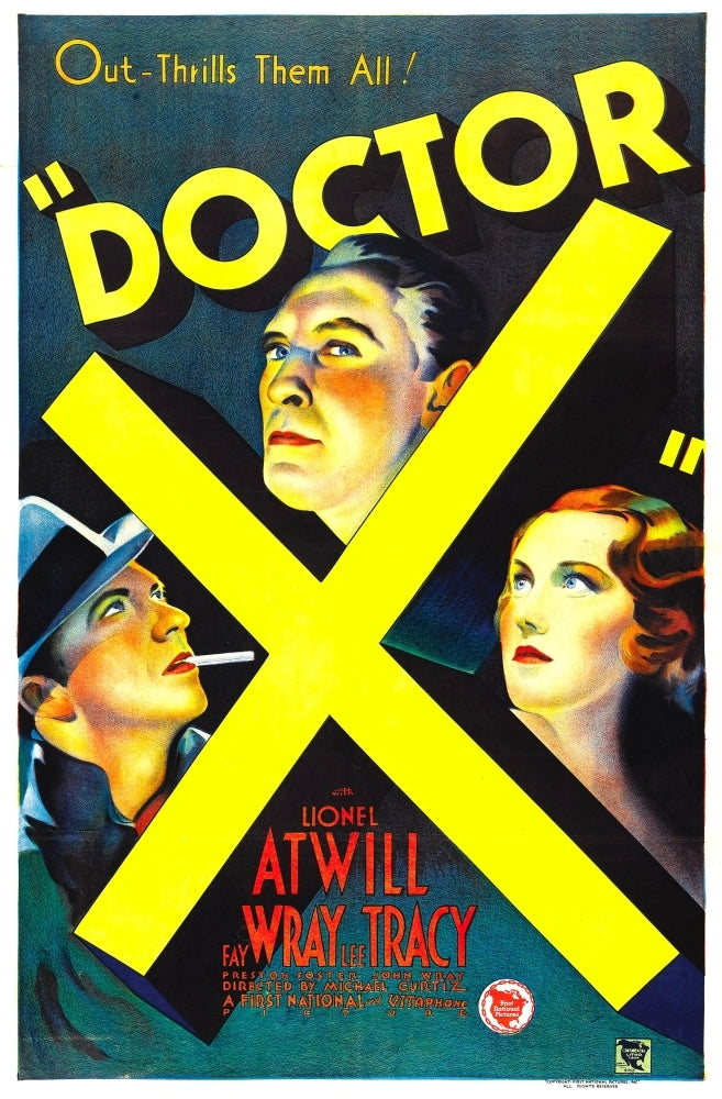 Doctor X Lee Tracy Lionel Atwill Fay Wray 1932 Movie Poster Masterprint Image 1