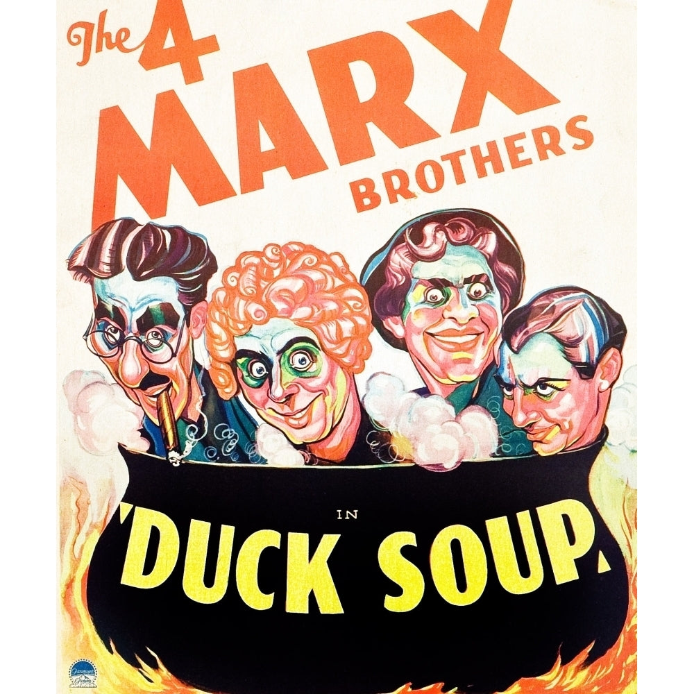 Duck Soup Groucho Marx Harpo Marx Chico Marx Zeppo Marx 1933 Movie Poster Masterprint Image 1