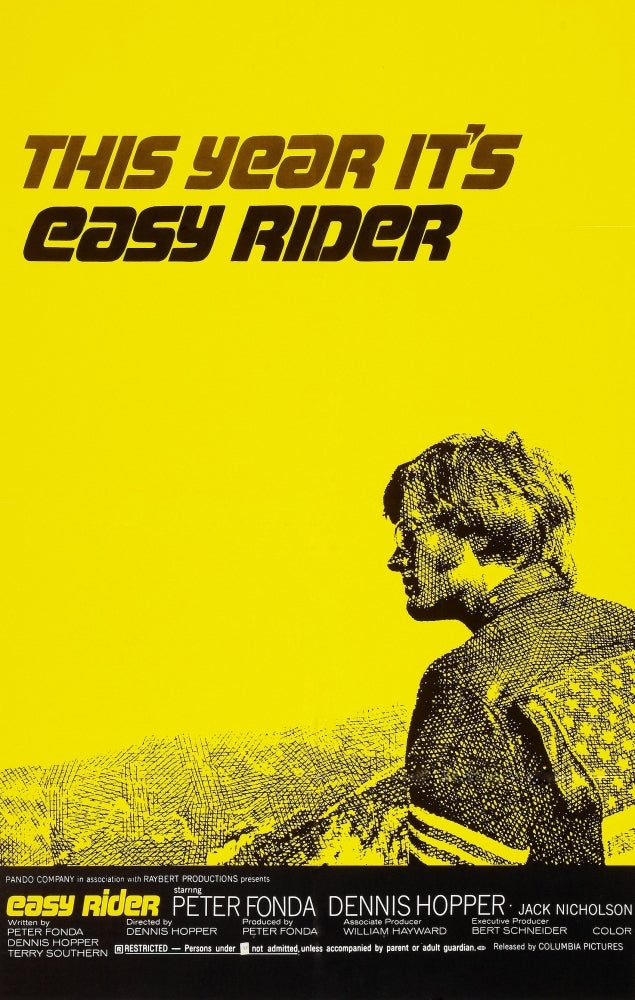 Easy Rider Peter Fonda 1969. Movie Poster Masterprint Image 1