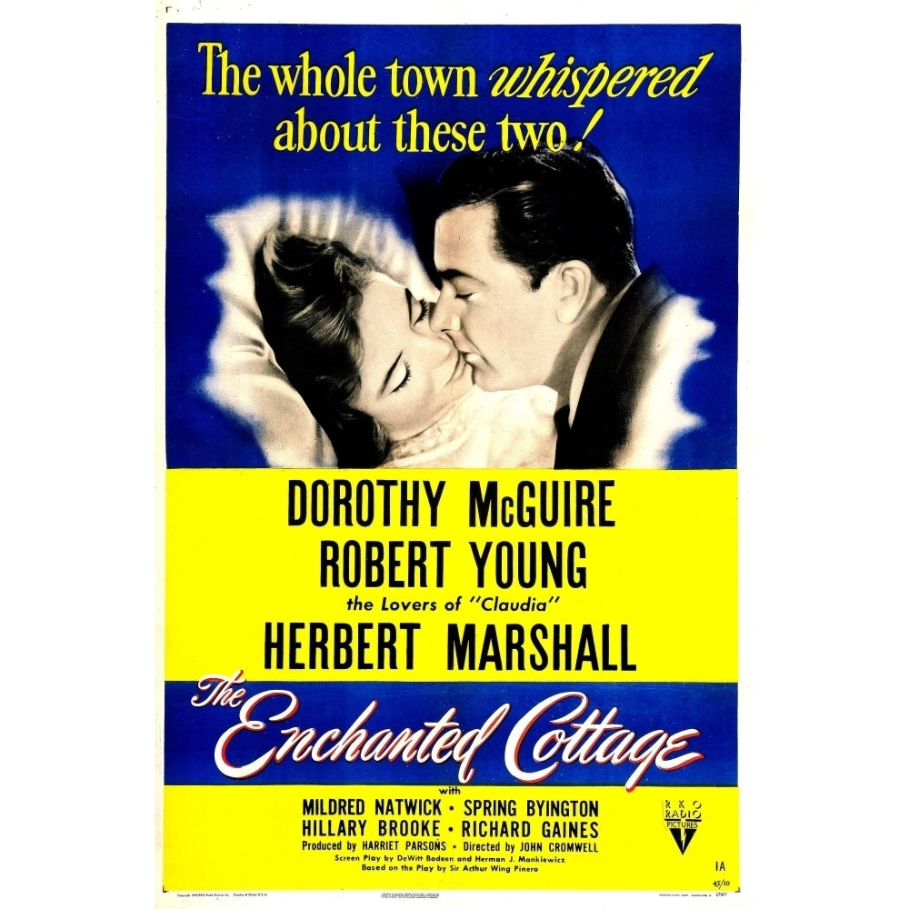 The Enchanted Cottage Us Poster Dorothy Mcguire Robert Young 1945 Movie Poster Masterprint Image 2