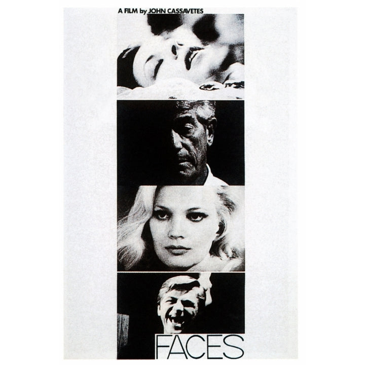 Faces John Marley Gena Rowlands Seymour Cassel On Poster Art 1968. Movie Poster Masterprint Image 1