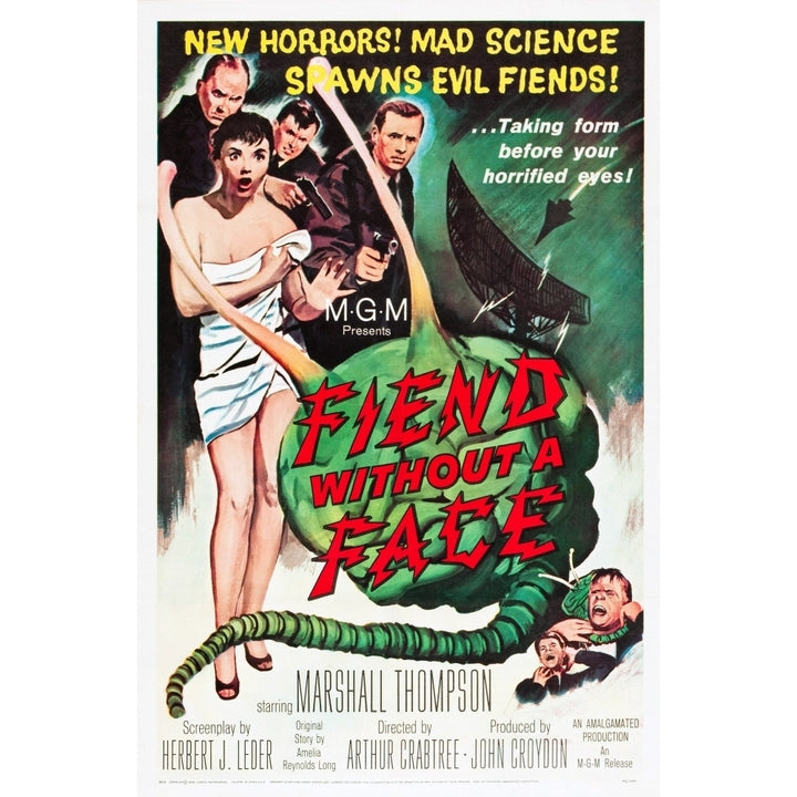 Fiend Without A Face Kim Parker Far Right: Marshall Thompson 1958. Movie Poster Masterprint Image 1