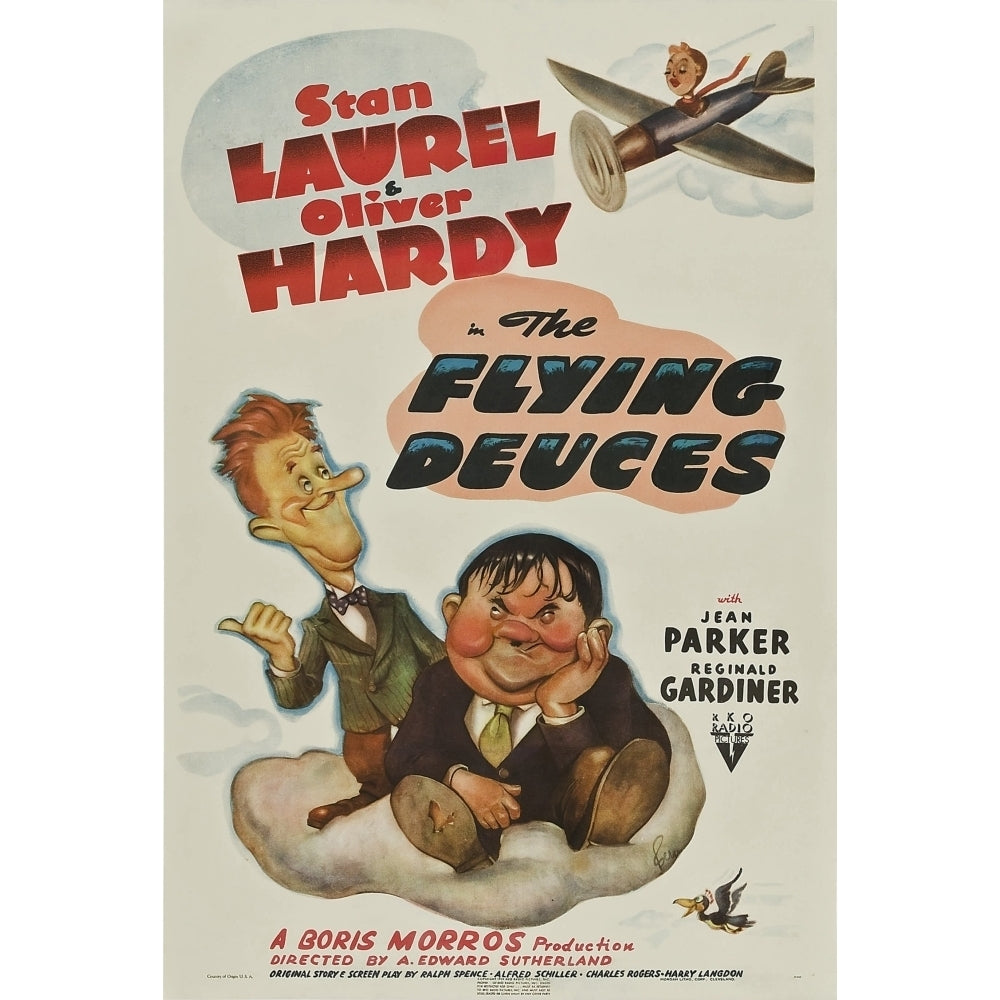 The Flying Deuces From Left: Stan Laurel Oliver Hardy 1939. Movie Poster Masterprint Image 1