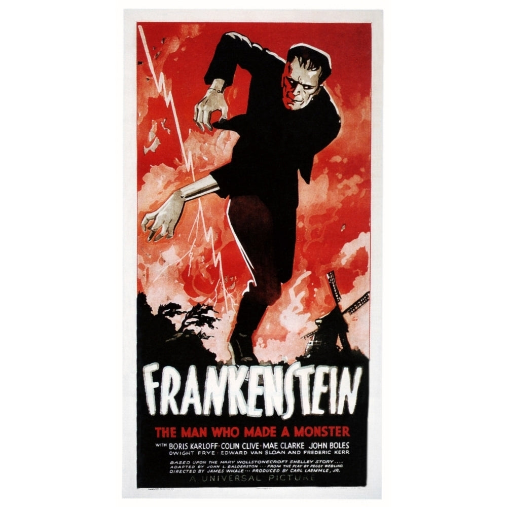 Frankenstein Boris Karloff 1931. Movie Poster Masterprint Image 1