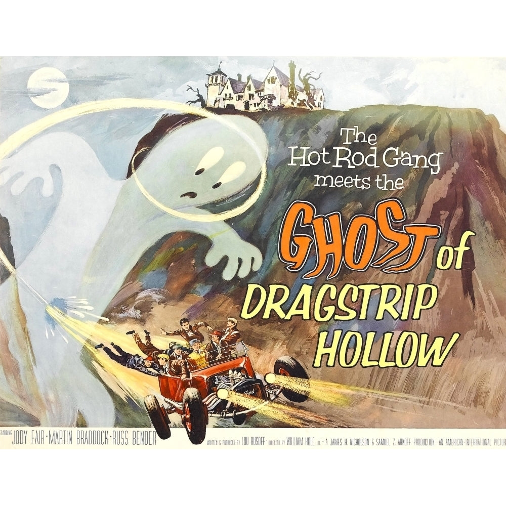 Ghost Of Dragstrip Hollow Poster Art 1959 Movie Poster Masterprint Image 1