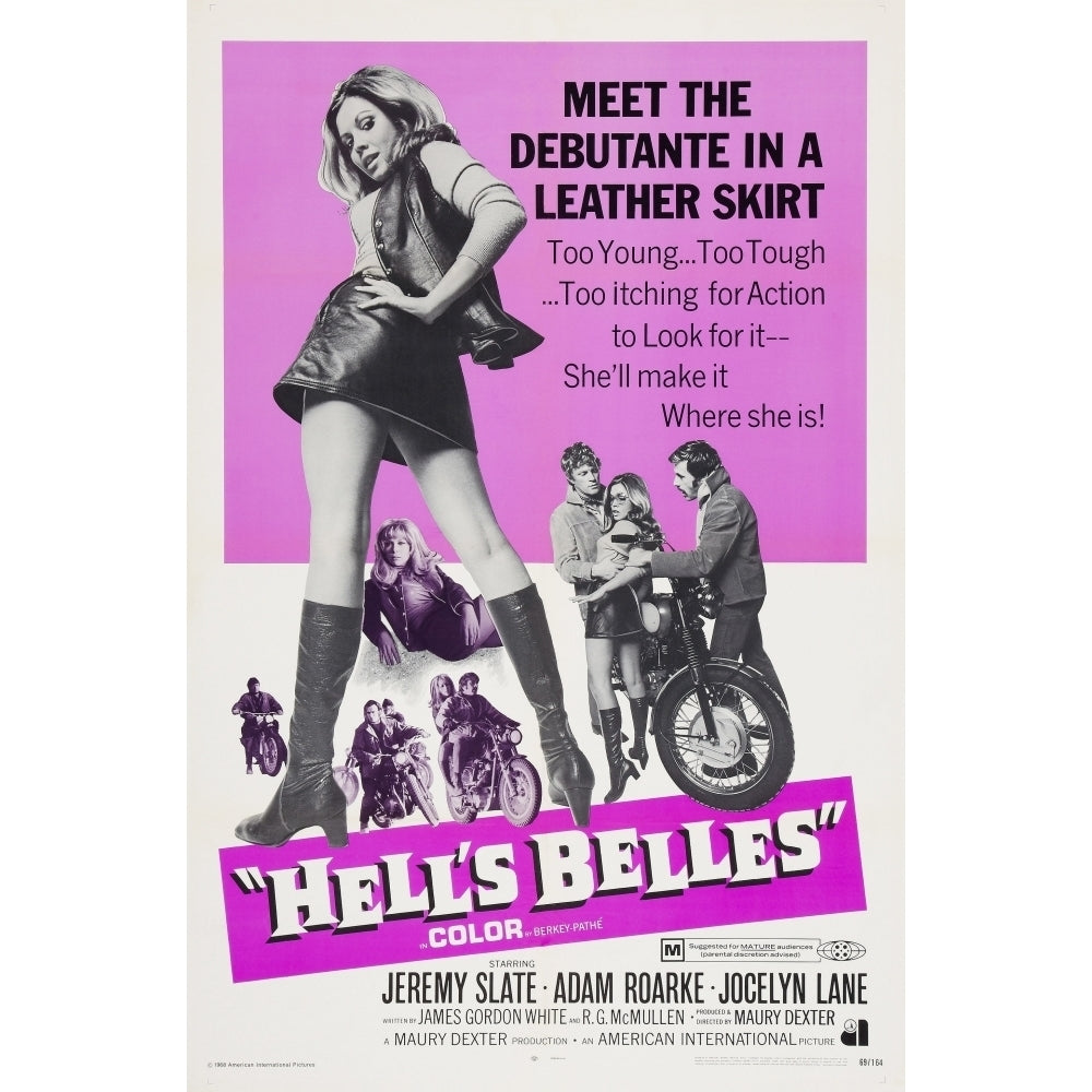 HellS Belles Left: Jocelyn Lane 1970 Movie Poster Masterprint Image 1