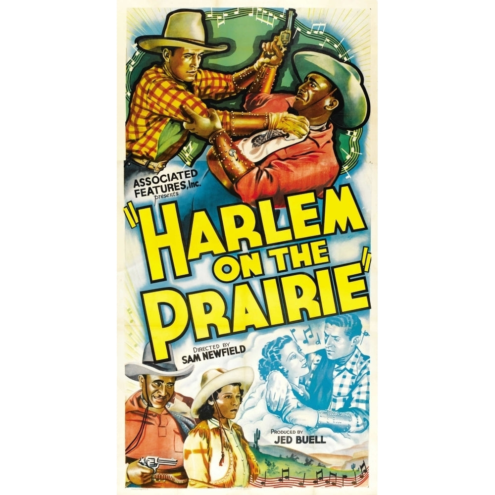 Harlem On The Prairie Herb Jeffries Connie Harris 1937 Movie Poster Masterprint Image 2