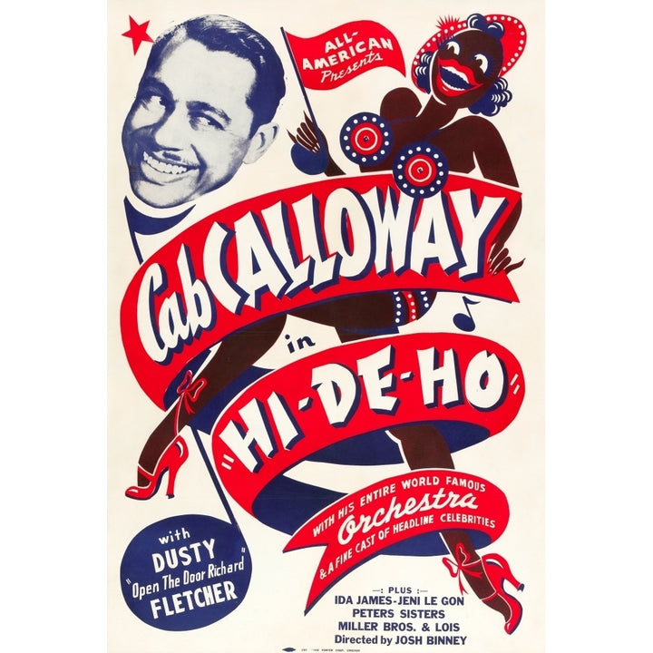 Hi-De-Ho Cab Calloway 1947 Movie Poster Masterprint Image 1