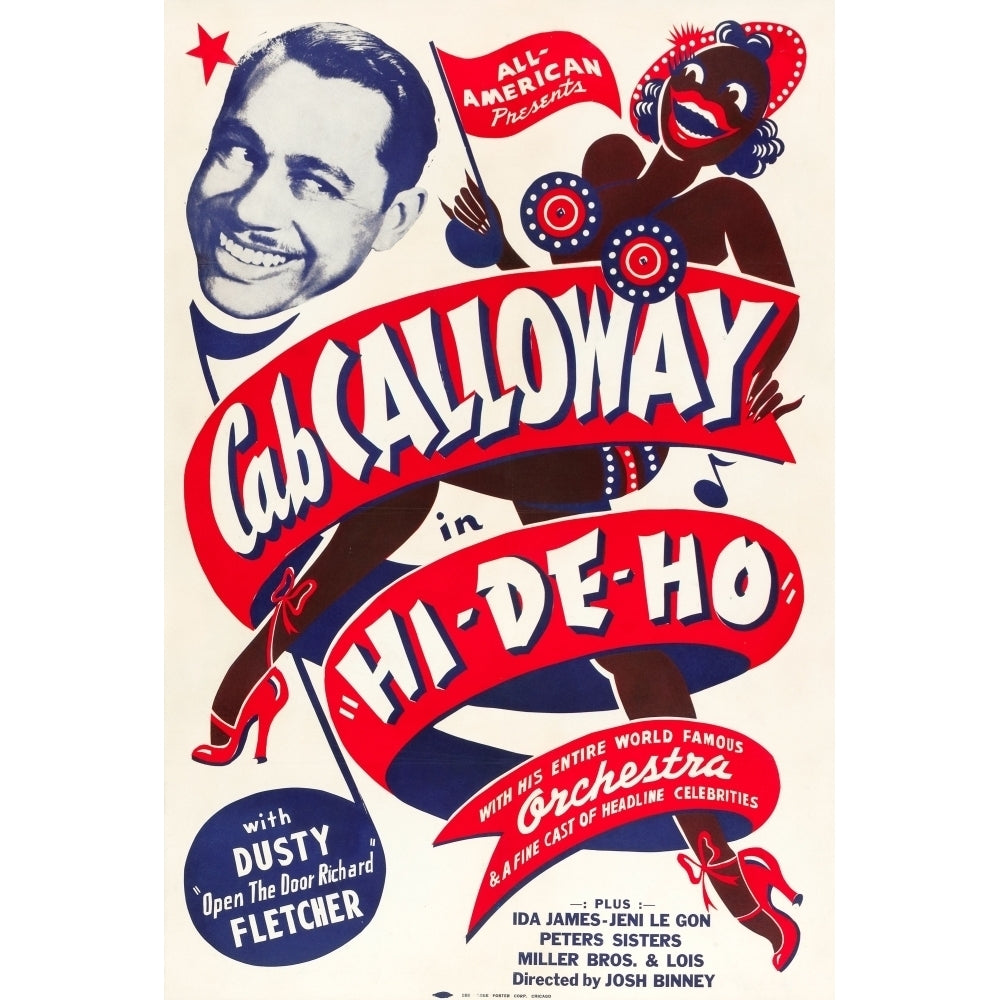 Hi-De-Ho Cab Calloway 1947 Movie Poster Masterprint Image 2