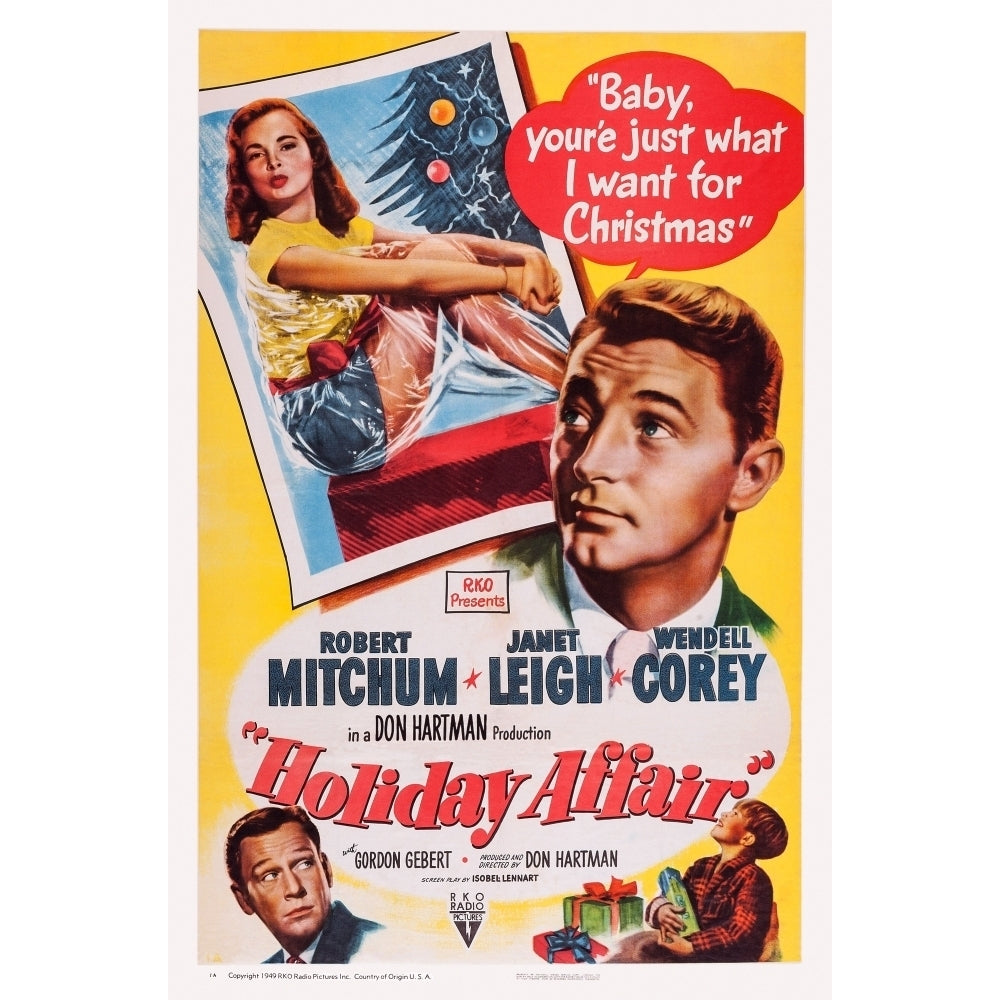 Holiday Affair U Movie Poster Masterprint Image 2