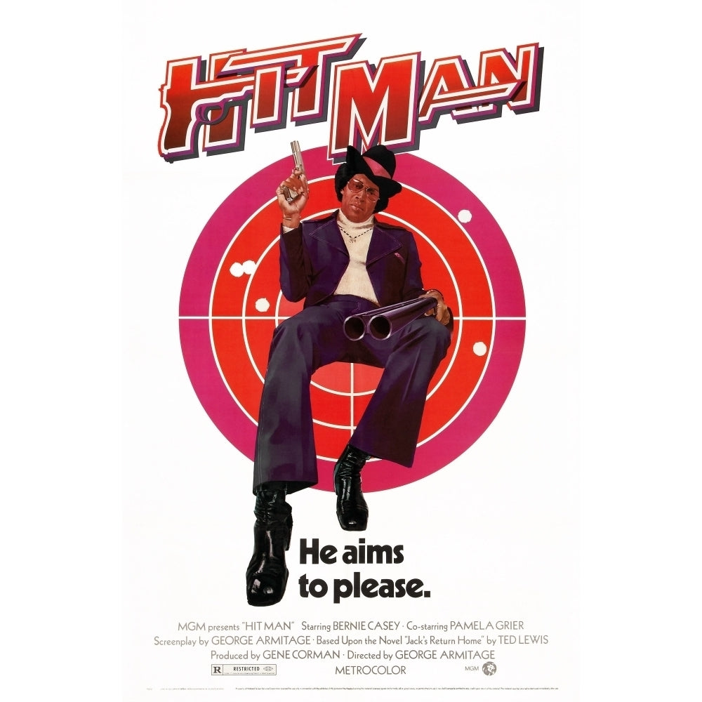 Hit Man Us Poster Art Bernie Casey 1972 Movie Poster Masterprint Image 2